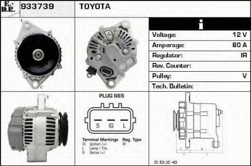 EDR 933739 - Генератор autocars.com.ua