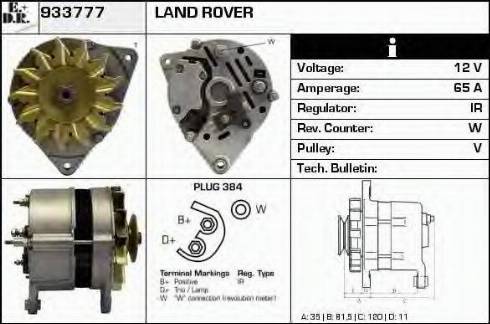 EDR 933777 - Генератор autocars.com.ua