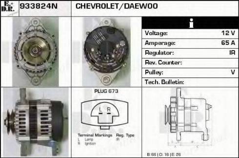 EDR 933824N - Генератор avtokuzovplus.com.ua