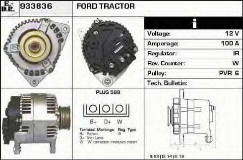 EDR 933836 - Генератор autocars.com.ua