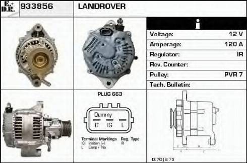 EDR 933856 - Генератор autocars.com.ua