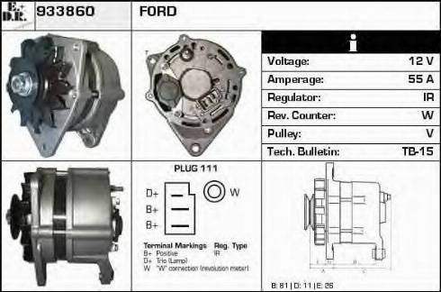 EDR 933860 - Генератор autocars.com.ua