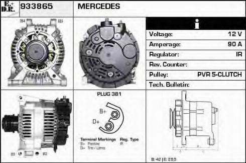 EDR 933865 - Генератор autocars.com.ua