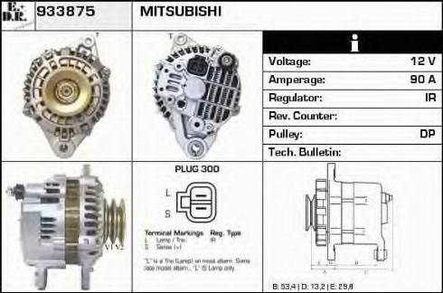 EDR 933875 - Генератор autocars.com.ua