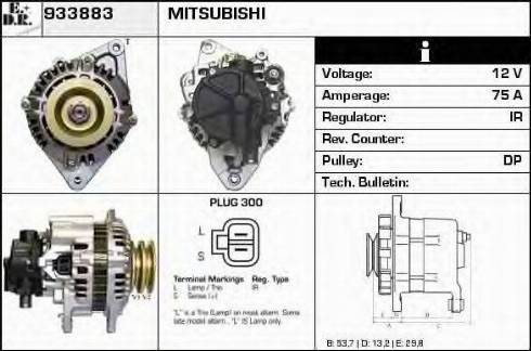 EDR 933883 - Генератор autocars.com.ua