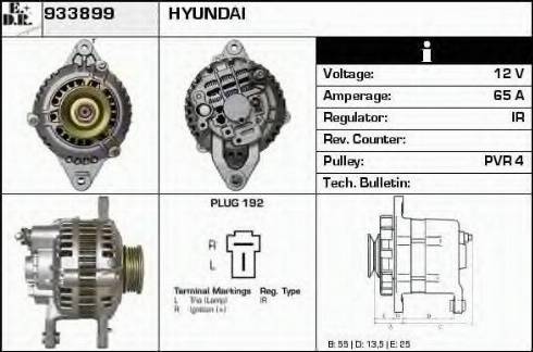 EDR 933899 - Генератор autocars.com.ua