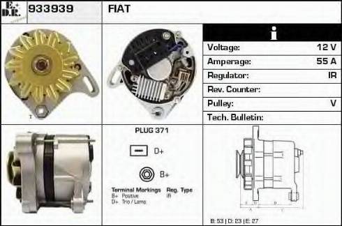 EDR 933939 - Генератор autocars.com.ua