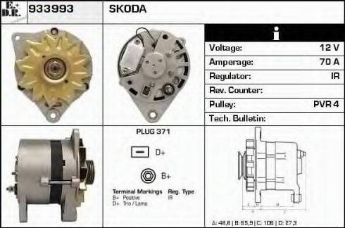 EDR 933993 - Генератор autocars.com.ua