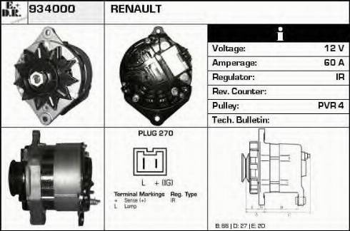 EDR 934000 - Генератор autocars.com.ua