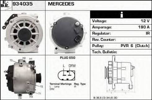 EDR 934035 - Генератор autocars.com.ua