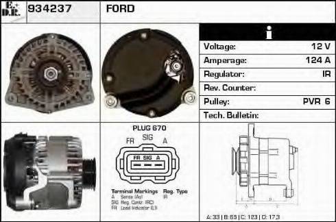 EDR 934237 - Генератор autocars.com.ua