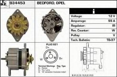 EDR 934453 - Генератор autocars.com.ua