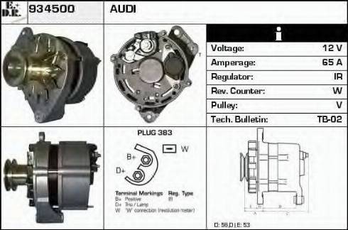 EDR 934500 - Генератор autocars.com.ua