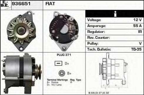 EDR 936651 - Генератор autocars.com.ua