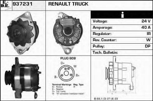 EDR 937231 - Генератор autocars.com.ua