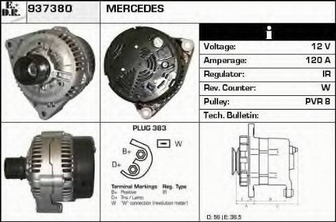 EDR 937380 - Генератор autocars.com.ua