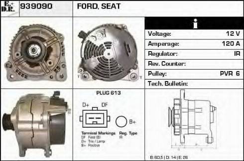 EDR 939090 - Генератор avtokuzovplus.com.ua