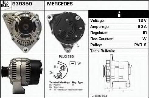 EDR 939350 - Генератор autocars.com.ua