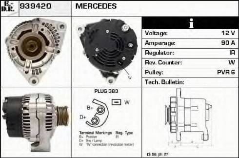 EDR 939420 - Генератор autocars.com.ua