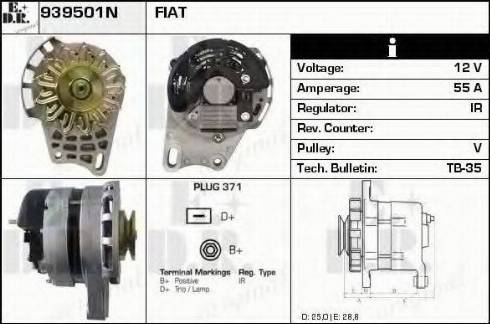 EDR 939501N - Генератор avtokuzovplus.com.ua