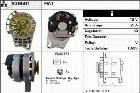 EDR 939501 - Генератор autocars.com.ua