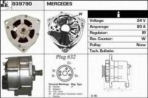 EDR 939790 - Генератор autocars.com.ua