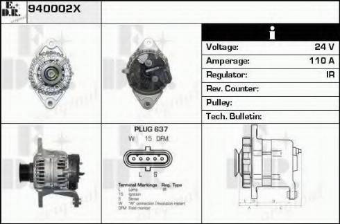 EDR 940002X - Генератор avtokuzovplus.com.ua