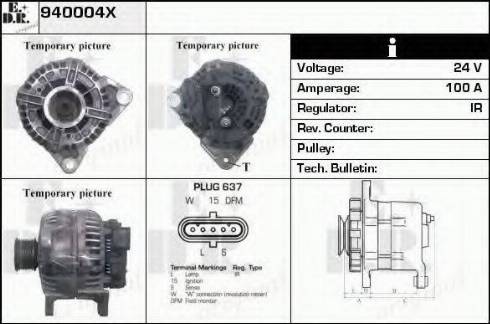 EDR 940004X - Генератор autocars.com.ua