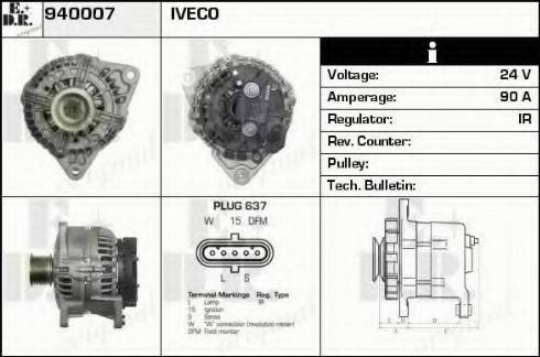 EDR 940007 - Генератор autocars.com.ua