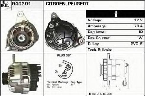 EDR 940201 - Генератор autocars.com.ua