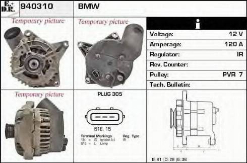 EDR 940310 - Генератор autocars.com.ua