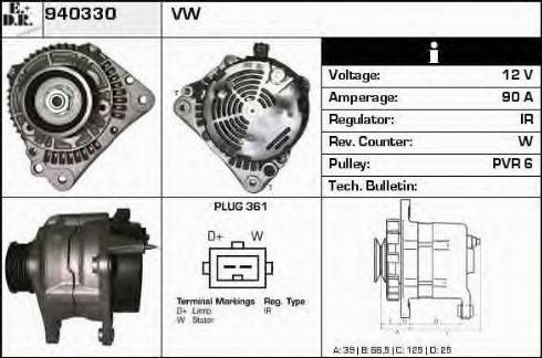 EDR 940330 - Генератор avtokuzovplus.com.ua