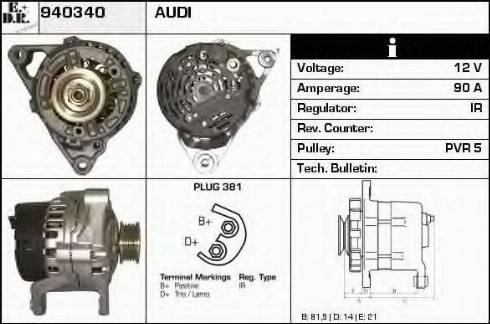 EDR 940340 - Генератор autocars.com.ua