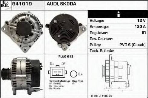 EDR 941010 - Генератор avtokuzovplus.com.ua