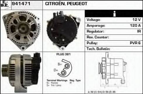 EDR 941471 - Генератор autocars.com.ua