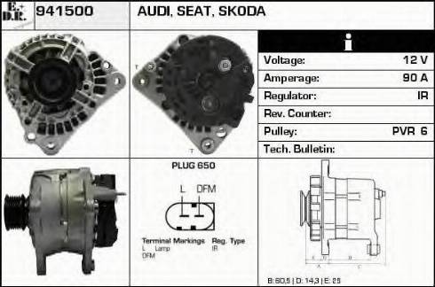 EDR 941500 - Генератор avtokuzovplus.com.ua