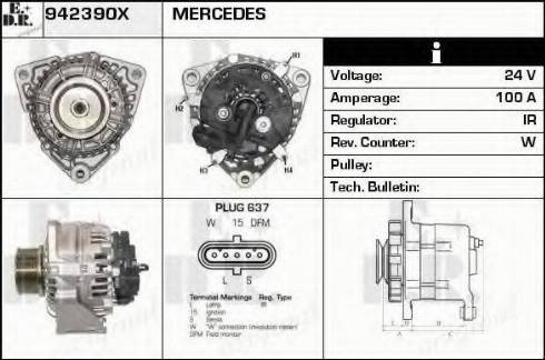 EDR 942390X - Генератор autocars.com.ua