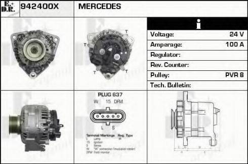 EDR 942400X - Генератор autocars.com.ua