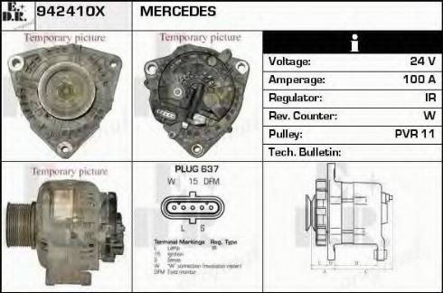 EDR 942410X - Генератор autocars.com.ua