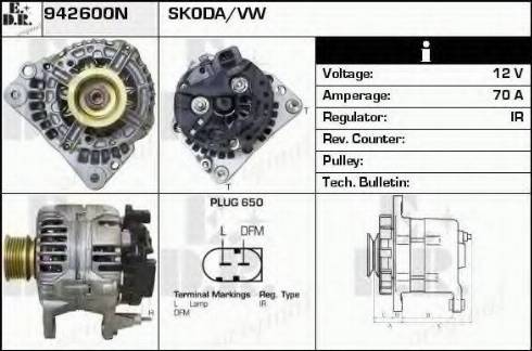 EDR 942600N - Генератор autocars.com.ua