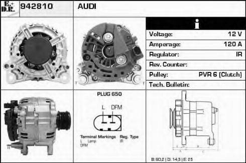 EDR 942810 - Генератор autocars.com.ua