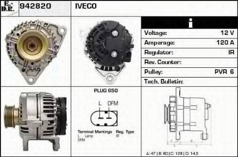 EDR 942820 - Генератор avtokuzovplus.com.ua