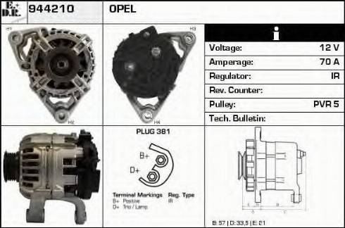 EDR 944210 - Генератор avtokuzovplus.com.ua