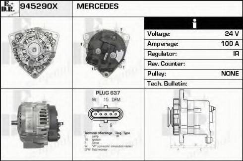 EDR 945290X - Генератор autocars.com.ua