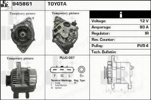 EDR 945861 - Генератор autocars.com.ua