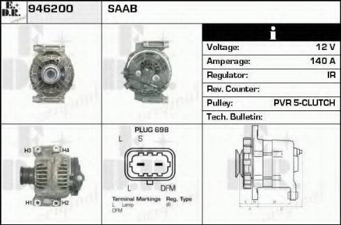 EDR 946200 - Генератор autocars.com.ua