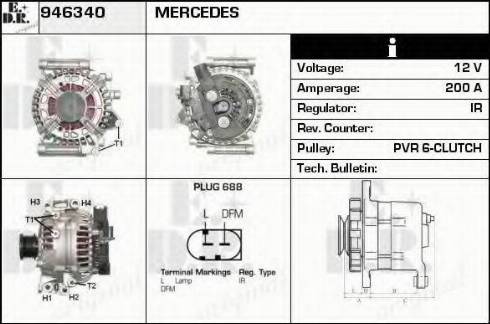 EDR 946340 - Генератор autocars.com.ua