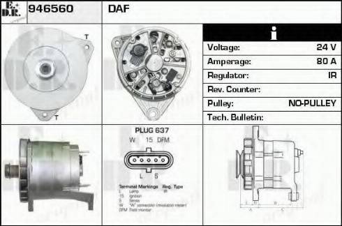 EDR 946560 - Генератор autocars.com.ua