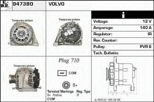 EDR 947380 - Генератор autocars.com.ua