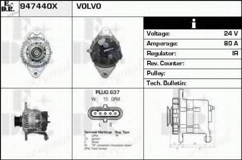 EDR 947440X - Генератор autocars.com.ua